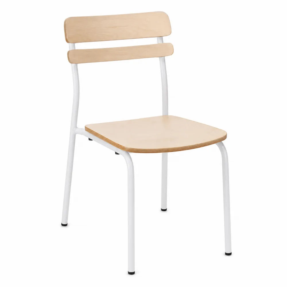 Silla de madera contrachapada y ac