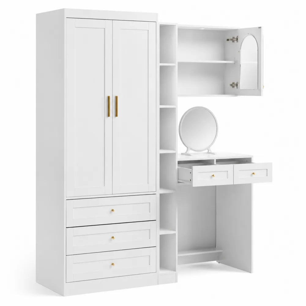 Armario de Madera MDF con Tocado