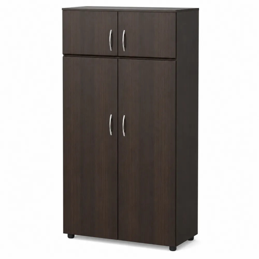 Armario de Madera Marr¨®n Oscuro con